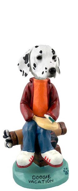 Dalmatian Vacation Doogie Collectible Dog Figurine