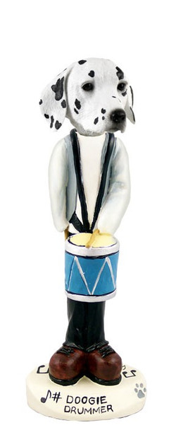 Dalmatian Drummer Doogie Collectible Dog Figurine