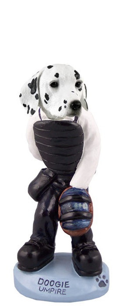 Dalmatian Umpire Doogie Collectible Dog Figurine