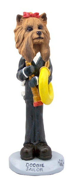 Yorkshire Terrier Sailor Doogie Collectible Dog Figurine