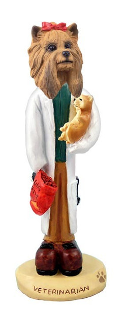Yorkshire Terrier Veterinarian Doogie Collectible Dog Figurine
