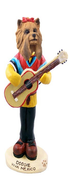 Yorkshire Terrier Viva Mexico Doogie Collectible Dog Figurine