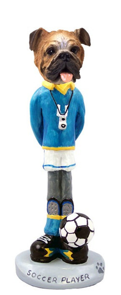 Bulldog Soccer Doogie Collectible Dog Figurine