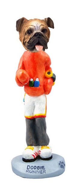Bulldog Runner Doogie Collectible Dog Figurine