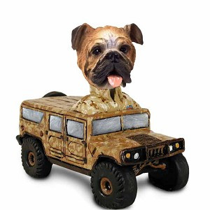 Bulldog Hummer Doogie Collectible Dog Figurine