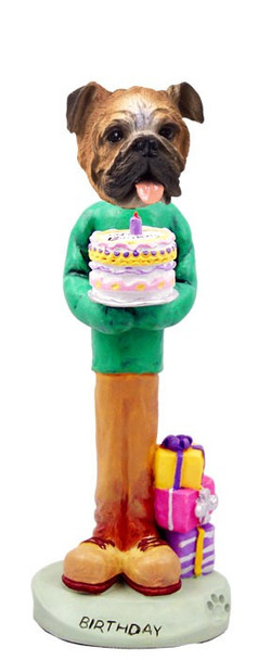 Bulldog Birthday Doogie Collectible Dog Figurine