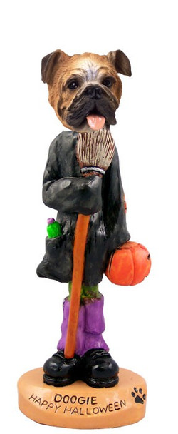 Bulldog Happy Halloween Doogie Collectible Dog Figurine