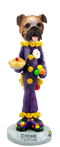 Bulldog Clown Doogie Collectible Dog Figurine
