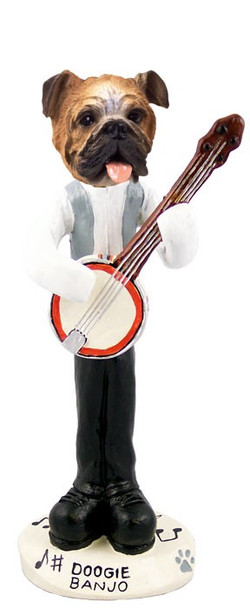 Bulldog Banjo Doogie Collectible Dog Figurine