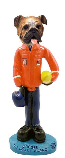 Bulldog U S Coast Guard Doogie Collectible Dog Figurine