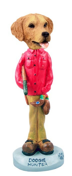 Golden Retriever Hunter Doogie Collectible Dog Figurine