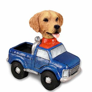 Golden Retriever Pickup Doogie Collectible Dog Figurine