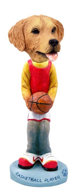 Golden Retriever Basketball Doogie Collectible Dog Figurine