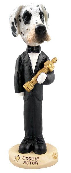 Great Dane (Harelquin Uncropped Ears) Actor Doogie Collectible Dog Figurine