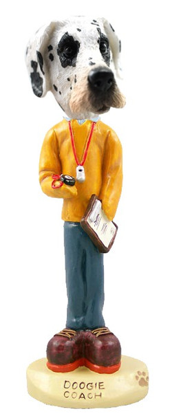 Great Dane (Harelquin Uncropped Ears) Coach Doogie Collectible Dog Figurine
