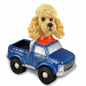 Apricot Poodle Pickup Doogie Collectible Dog Figurine