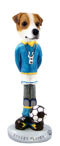 Jack Russell Terrier Soccer Doogie Collectible Dog Figurine
