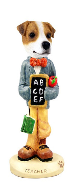 Jack Russell Terrier Teacher Doogie Collectible Dog Figurine