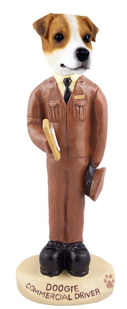 Jack Russell Terrier Commercial Driver Doogie Collectible Dog Figurine