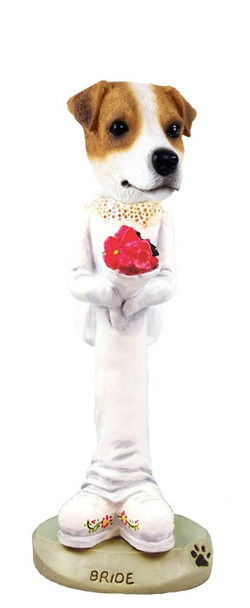 Jack Russell Terrier Bride Doogie Collectible Dog Figurine