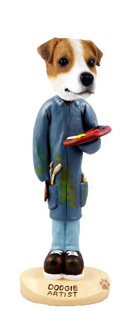Jack Russell Terrier Artist Doogie Collectible Dog Figurine