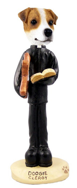 Jack Russell Terrier Clergy Doogie Collectible Dog Figurine