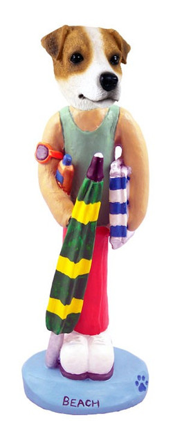 Jack Russell Terrier Beach Doogie Collectible Dog Figurine