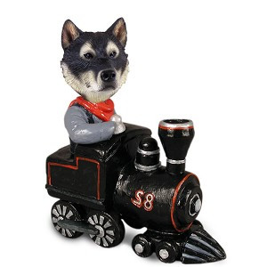 Alaskan Malamute Train Doogie Collectible Dog Figurine