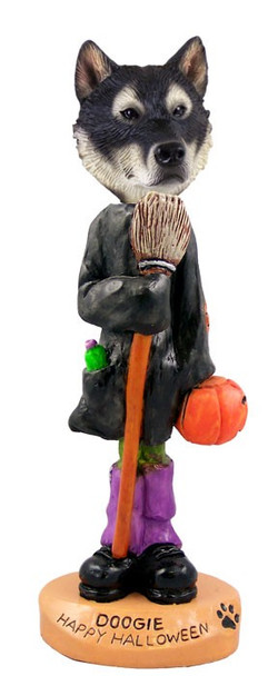 Alaskan Malamute Happy Halloween Doogie Collectible Dog Figurine