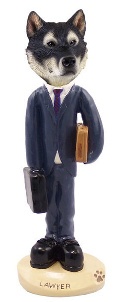 Alaskan Malamute Lawyer Doogie Collectible Dog Figurine