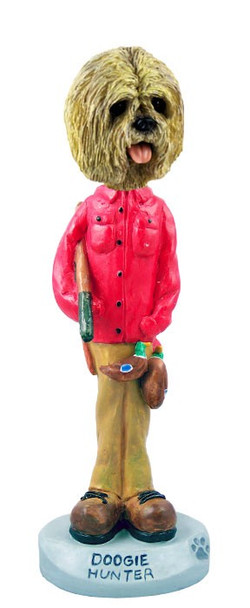 Blonde Lhasa Apso Hunter Doogie Collectible Dog Figurine