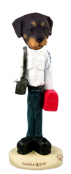 Rottweiler Paramedic Doogie Collectible Dog Figurine