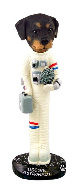 Rottweiler Astronaut Doogie Collectible Dog Figurine