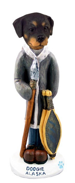 Rottweiler Alaska Doogie Collectible Dog Figurine