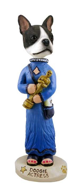 Boston Terrier Actress Doogie Collectible Dog Figurine