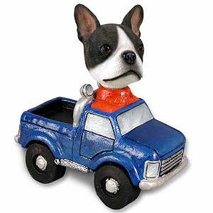Boston Terrier Pickup Doogie Collectible Dog Figurine