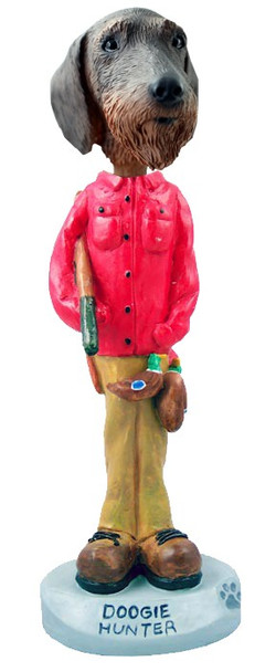 Wirehaired Dachshund Hunter Doogie Collectible Dog Figurine