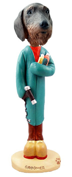 Wirehaired Dachshund Groomer Doogie Collectible Dog Figurine