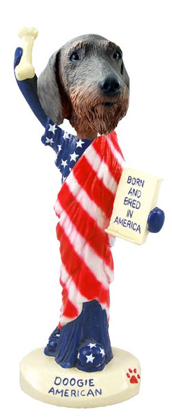 Wirehaired Dachshund American Doogie Collectible Dog Figurine