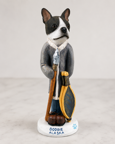 Boston Terrier Alaska Doogie Collectible Dog Figurine