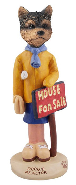 Yorkshire Terrier (Puppy Cut) Female Realtor Doogie Collectible Dog Figurine