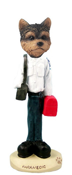 Yorkshire Terrier (Puppy Cut) Paramedic Doogie Collectible Dog Figurine