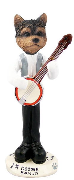 Yorkshire Terrier (Puppy Cut) Banjo Doogie Collectible Dog Figurine