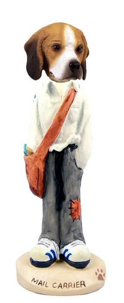 Beagle Mail Carrier Doogie Collectible Dog Figurine