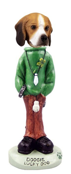 Beagle Lucky Doogie Collectible Dog Figurine