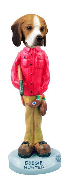 Beagle Hunter Doogie Collectible Dog Figurine