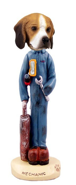 Beagle Mechanic Doogie Collectible Dog Figurine
