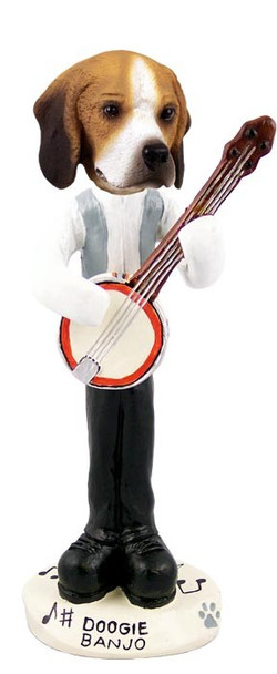 Beagle Banjo Doogie Collectible Dog Figurine