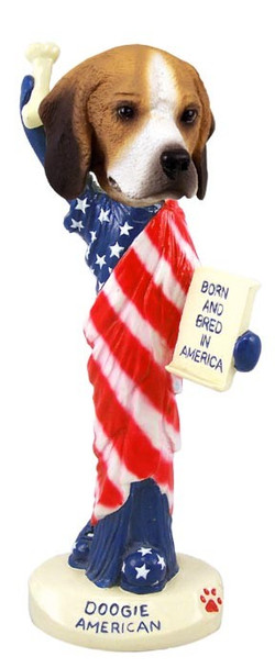 Beagle American Doogie Collectible Dog Figurine