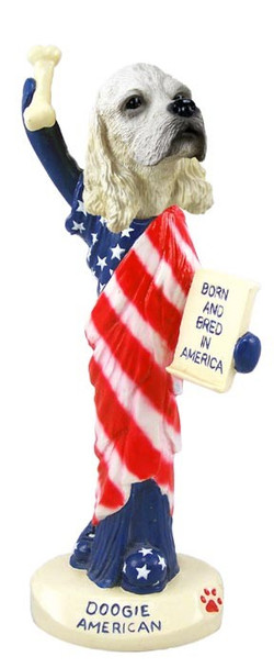 Blonde Cocker Spaniel American Doogie Collectible Dog Figurine